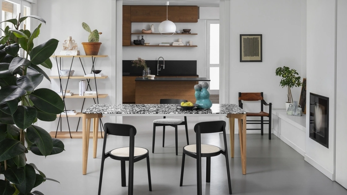 Tavolo in marmo Decapo di Miniforms