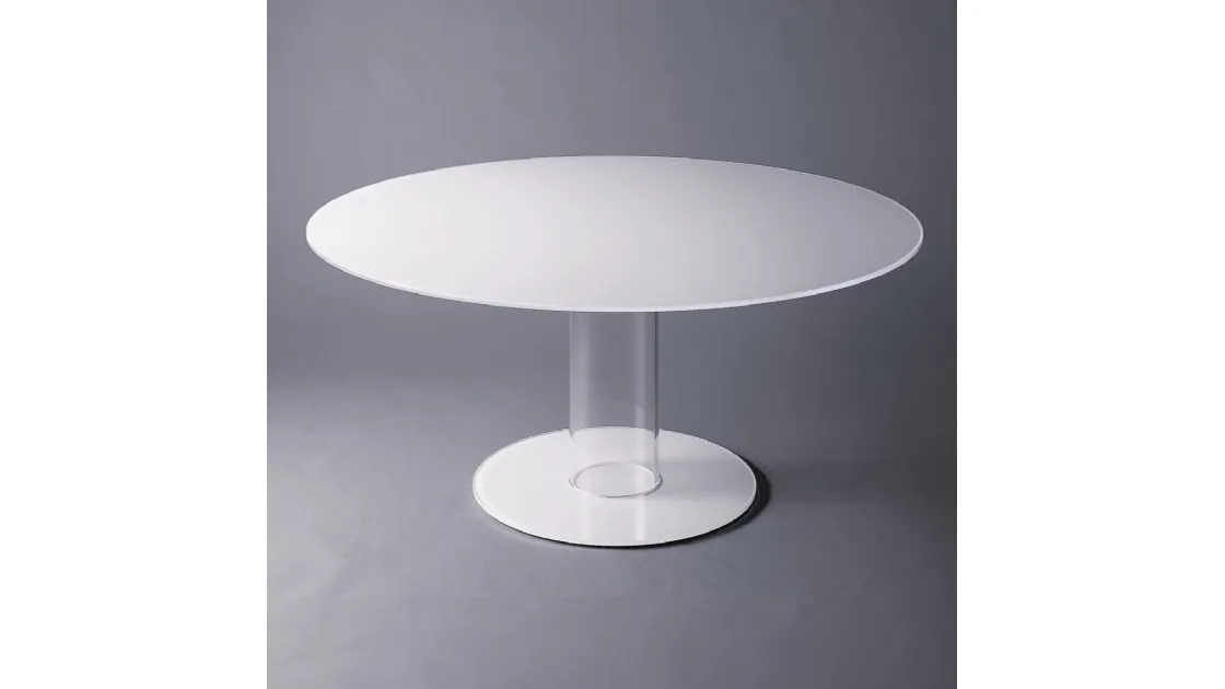 Tavolo rotondo Hub di Glas Italia