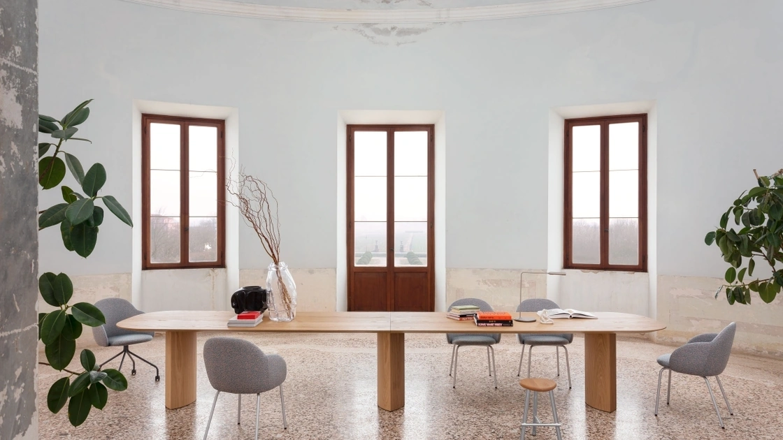 Tavolo in legno Plauto Maxxxi di Miniforms