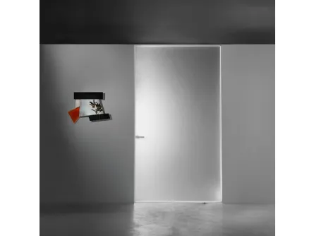 Porta per interni Aladin Pivot Plain Mono di Glas Italia