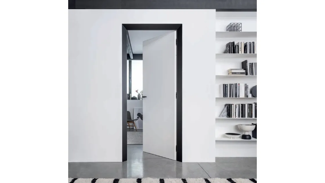 Porta per interni Eclisse 40 in legno laccato di Eclisse