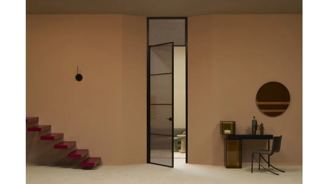 Porta per interni Sherazade Swing Slim Jambs Plus di Glas Italia