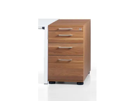 Cassettiera per ufficio su Rotelle con 4 cassetti di Sedus