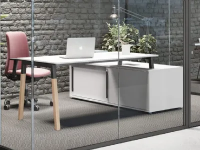 Scrivania Operativa Pop Woody di Frezza