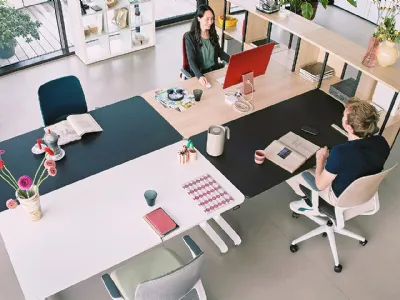 Scrivania Operativa Se:lab flip di Sedus