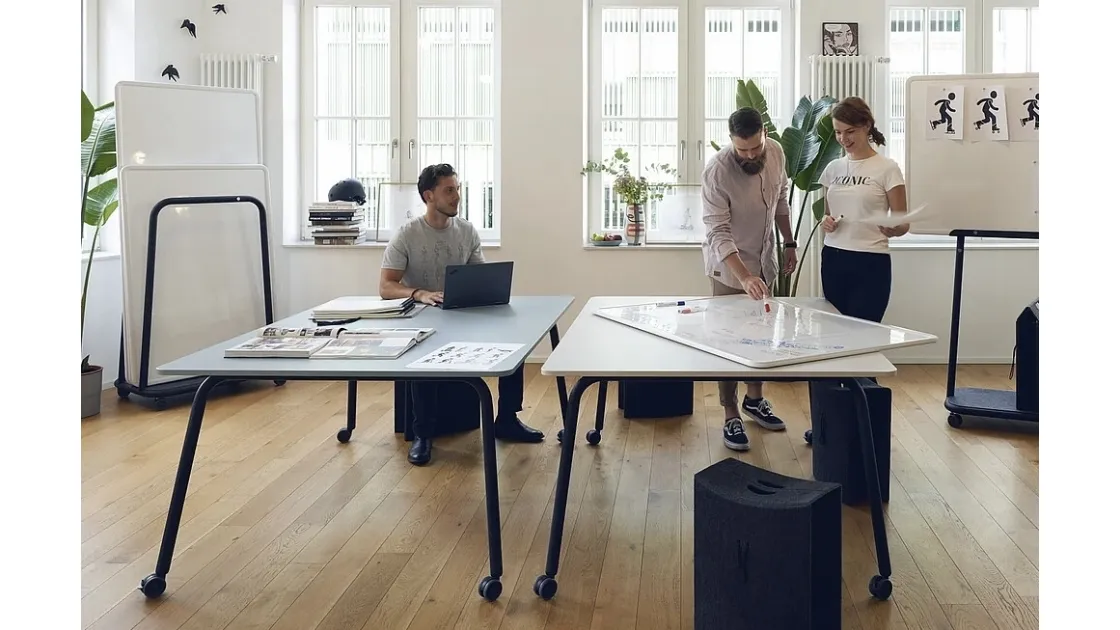 Scrivania Operativa Se:lab meet desk di Sedus