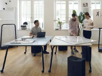 Scrivania Operativa Se:lab meet desk di Sedus