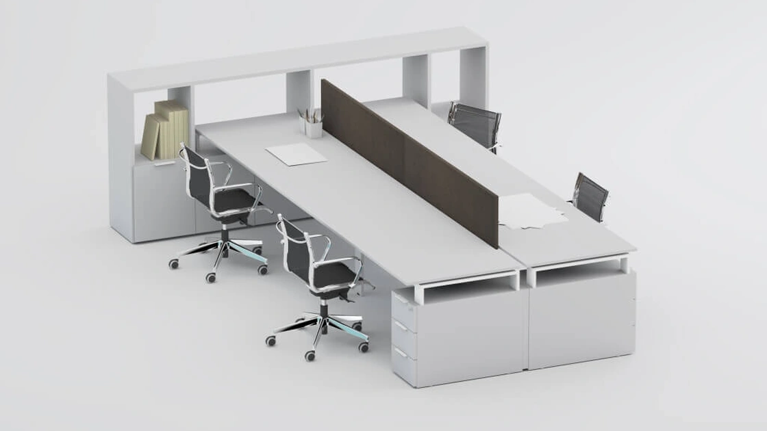 Scrivania operativa SM2570 di Zalf